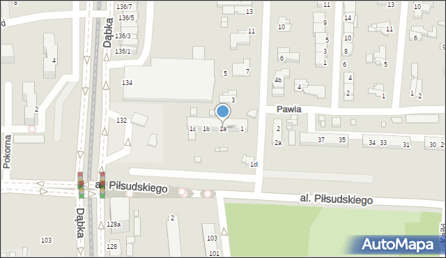 Elbląg, Wiślicka, 1a, mapa Elbląga