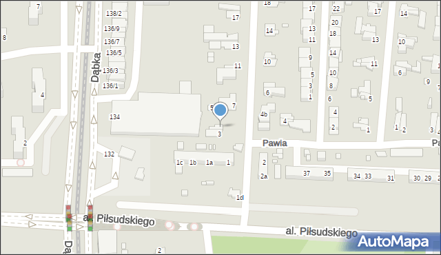 Elbląg, Wiślicka, 3a, mapa Elbląga