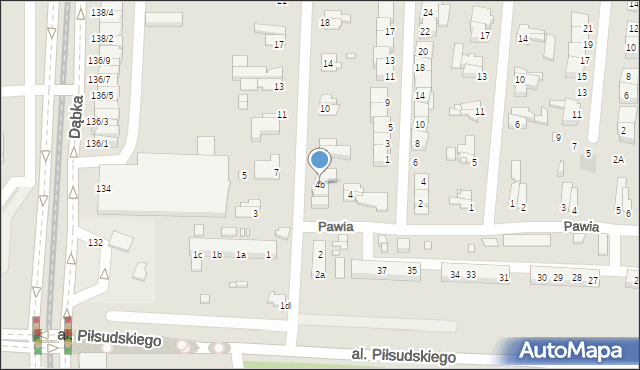 Elbląg, Wiślicka, 4b, mapa Elbląga