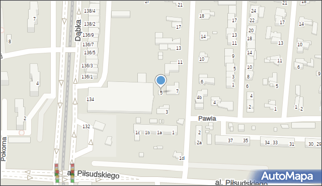 Elbląg, Wiślicka, 5, mapa Elbląga