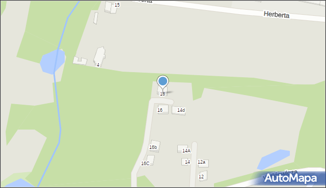 Elbląg, Witkiewicza Stanisława Ignacego, 18, mapa Elbląga