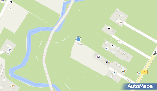 Emów, Wiązowska, 40c, mapa Emów