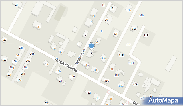 Falenty Nowe, Widokowa, 4, mapa Falenty Nowe