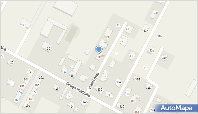 Falenty Nowe, Widokowa, 5, mapa Falenty Nowe