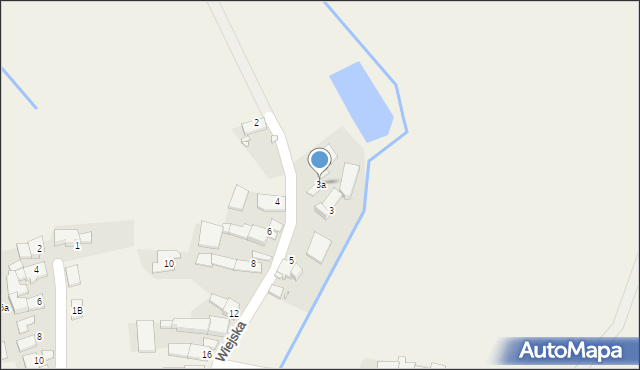 Folwark, Wiejska, 3a, mapa Folwark