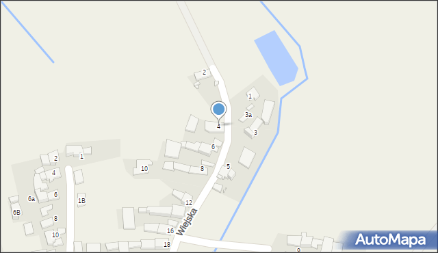 Folwark, Wiejska, 4, mapa Folwark