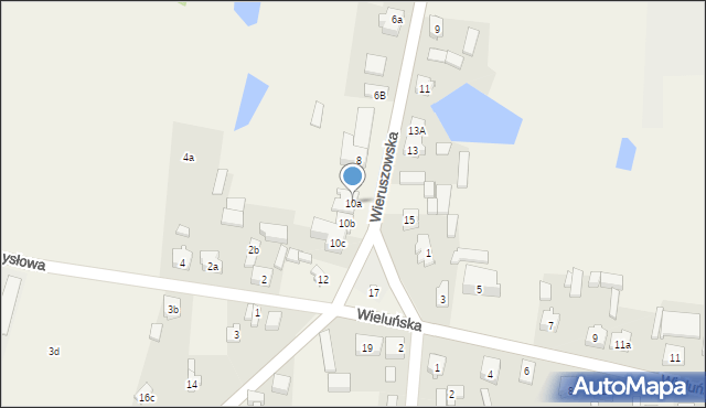 Galewice, Wieruszowska, 10a, mapa Galewice