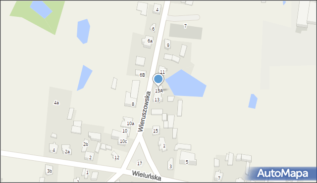 Galewice, Wieruszowska, 13A, mapa Galewice