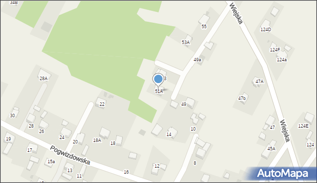 Gaszowice, Wiejska, 51A, mapa Gaszowice