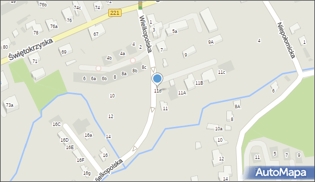 Gdańsk, Wielkopolska, 11d, mapa Gdańska