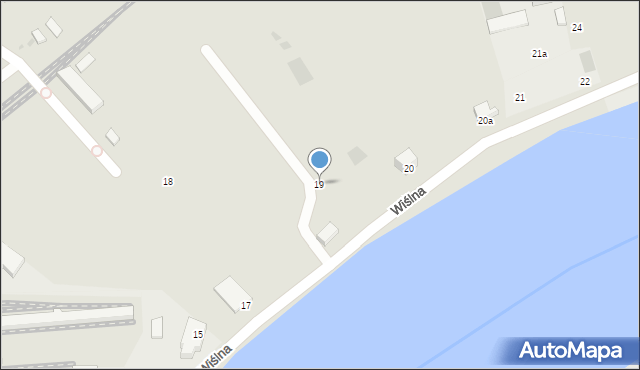 Gdańsk, Wiślna, 19, mapa Gdańska
