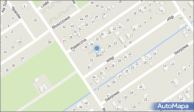 Gdańsk, Wilgi, 29, mapa Gdańska