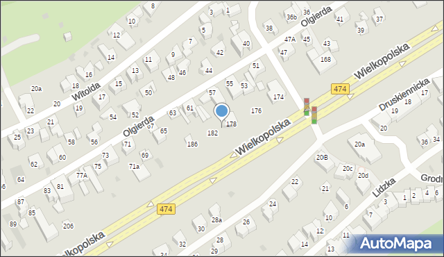 Gdynia, Wielkopolska, 180, mapa Gdyni