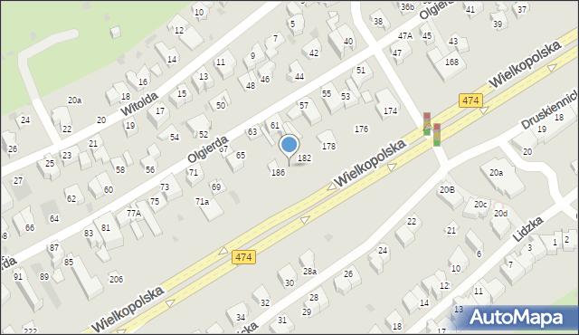 Gdynia, Wielkopolska, 184, mapa Gdyni