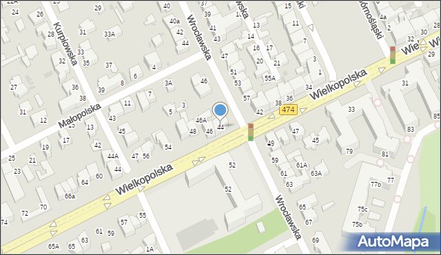 Gdynia, Wielkopolska, 44, mapa Gdyni