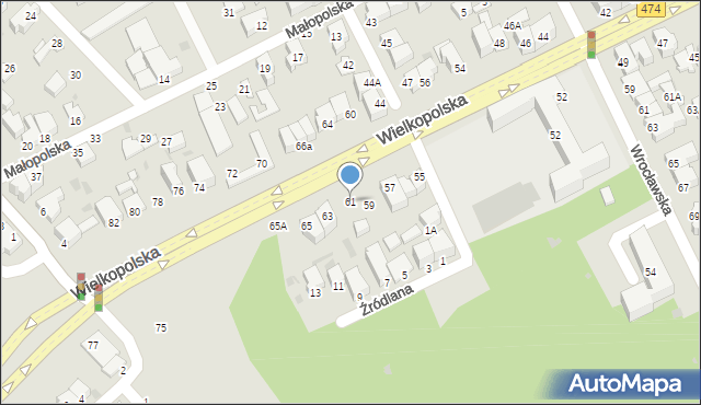 Gdynia, Wielkopolska, 61, mapa Gdyni