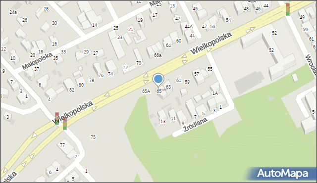 Gdynia, Wielkopolska, 65, mapa Gdyni