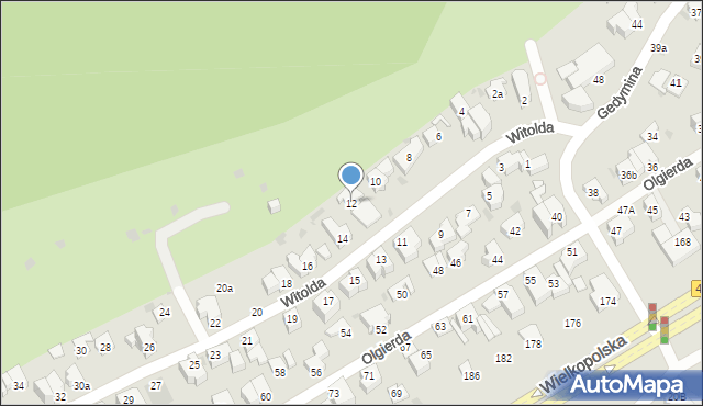 Gdynia, Witolda, 12, mapa Gdyni