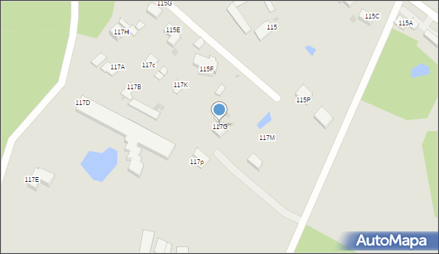Gdynia, Wiczlińska, 117G, mapa Gdyni