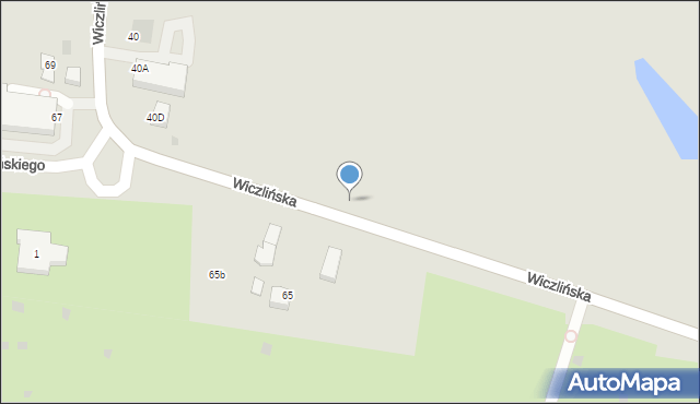 Gdynia, Wiczlińska, 38, mapa Gdyni