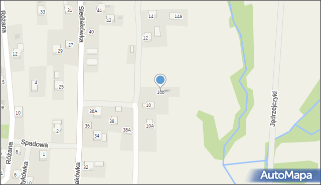 Gilowice, Wierzbowa, 10b, mapa Gilowice