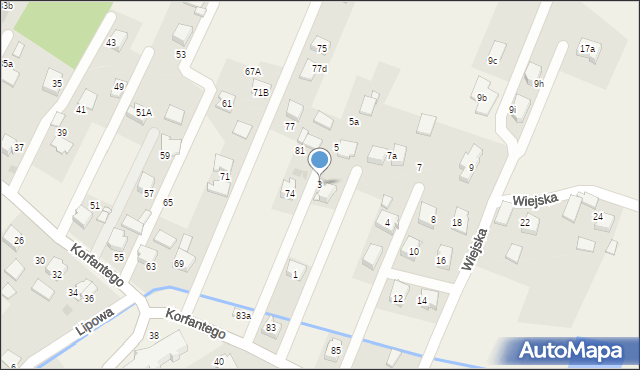 Gilowice, Wiejska, 3, mapa Gilowice