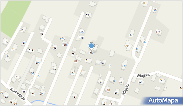 Gilowice, Wiejska, 5a, mapa Gilowice