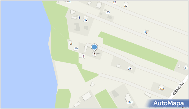 Głębockie Pierwsze, Witalisów, 2, mapa Głębockie Pierwsze