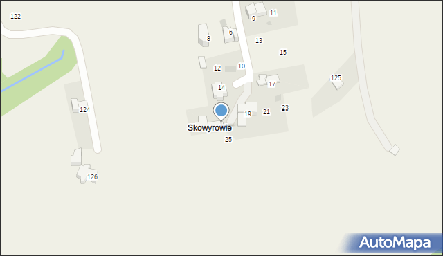 Gliczarów Górny, Widokowa, 16, mapa Gliczarów Górny