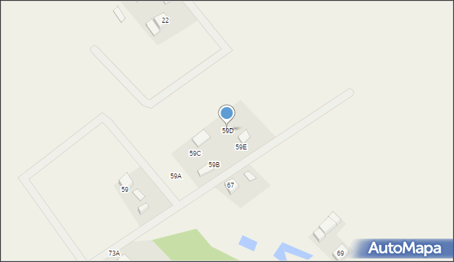 Glincz, Wierzbowa, 59D, mapa Glincz