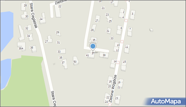 Gliwice, Witosa Wincentego, 37, mapa Gliwic