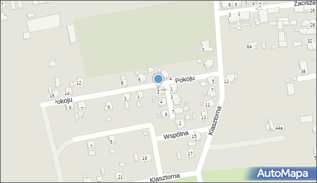 Gliwice, Wiosenna, 2, mapa Gliwic