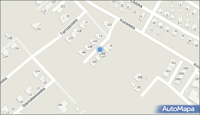 Gliwice, Wileńska, 16C, mapa Gliwic