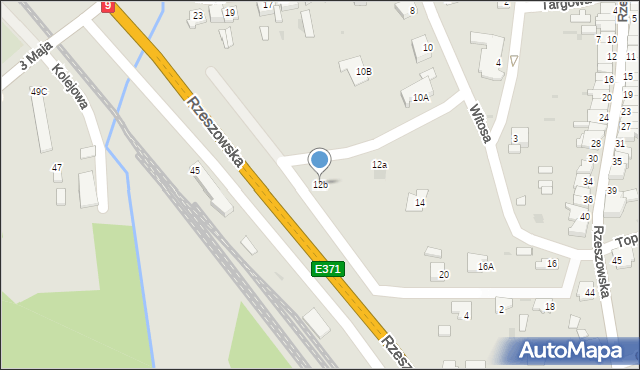 Głogów Małopolski, Witosa Wincentego, 12b, mapa Głogów Małopolski