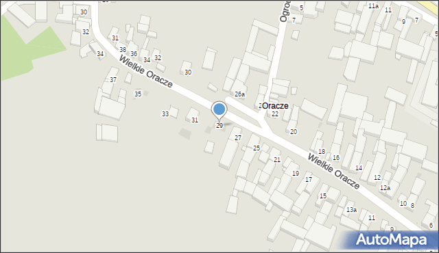 Głogówek, Wielkie Oracze, 29, mapa Głogówek