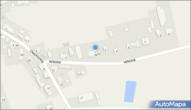 Główczyce, Witosa Wincentego, 1a, mapa Główczyce