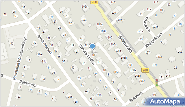 Gniezno, Wiosny Ludów, 20, mapa Gniezna