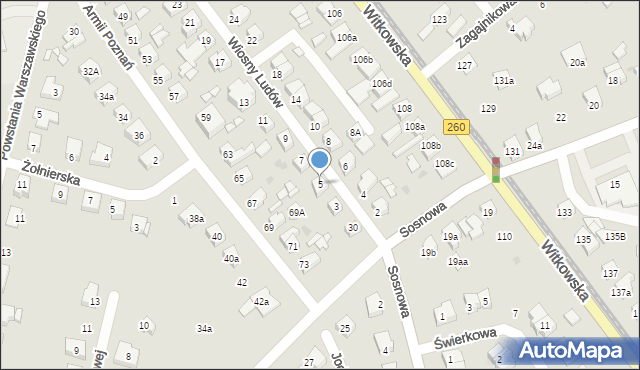 Gniezno, Wiosny Ludów, 5, mapa Gniezna