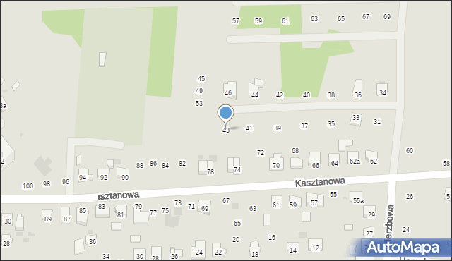 Gogolin, Wierzbowa, 43, mapa Gogolin