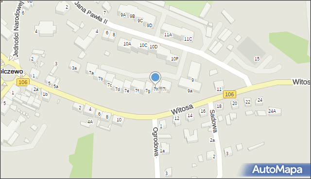 Golczewo, Witosa Wincentego, 7h, mapa Golczewo