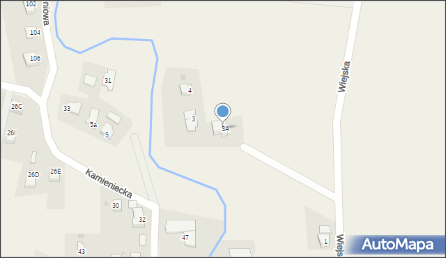 Goleszów, Wiejska, 5, mapa Goleszów