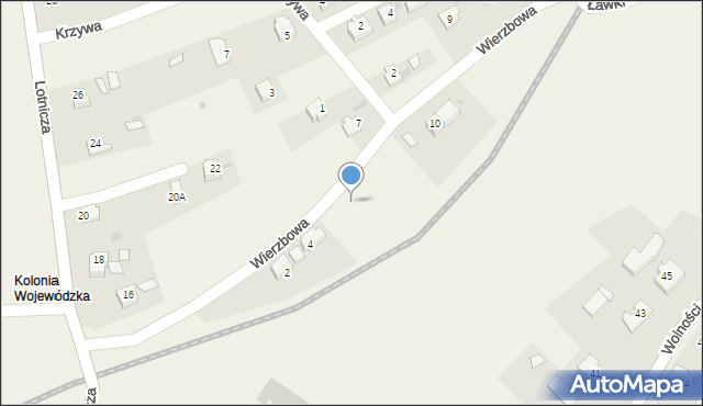 Goleszów, Wierzbowa, 6, mapa Goleszów