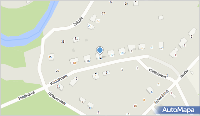 Golub-Dobrzyń, Widokowa, 14, mapa Golub-Dobrzyń