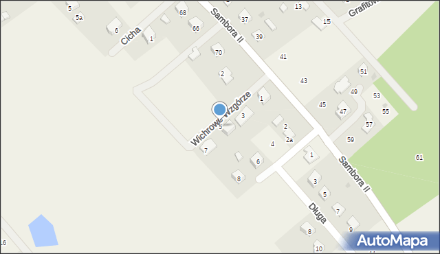 Gołubie, Wichrowe Wzgórze, 5, mapa Gołubie