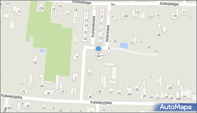 Góra Kalwaria, Wiśniowa, 6A, mapa Góra Kalwaria