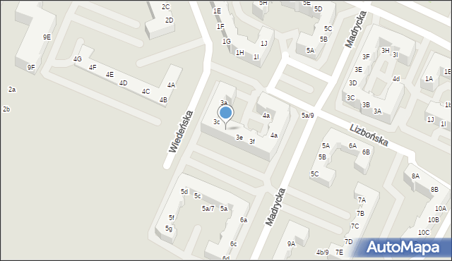 Gorzów Wielkopolski, Wiedeńska, 3d, mapa Gorzów Wielkopolski