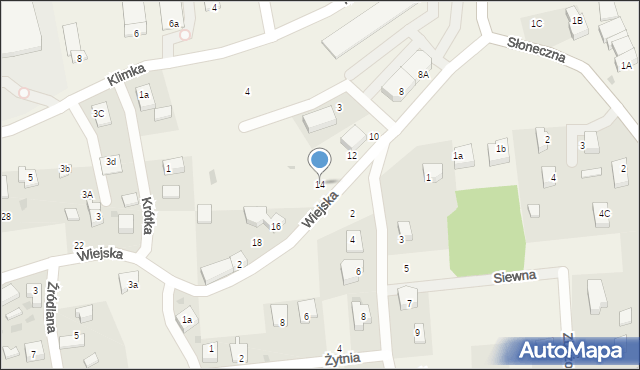 Gościcino, Wiejska, 14, mapa Gościcino