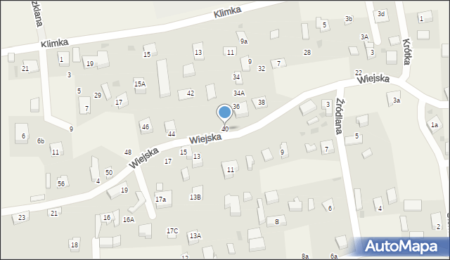 Gościcino, Wiejska, 40, mapa Gościcino