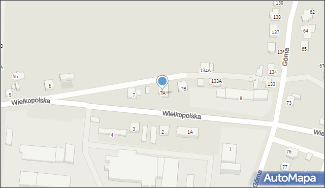 Gostyń, Wielkopolska, 7A, mapa Gostyń