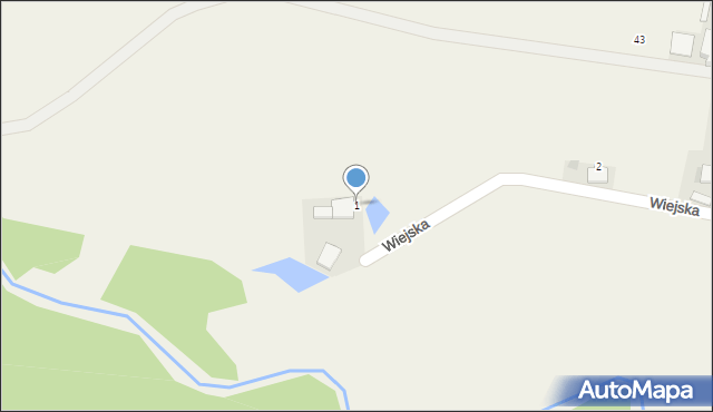 Goszyce, Wiejska, 1, mapa Goszyce